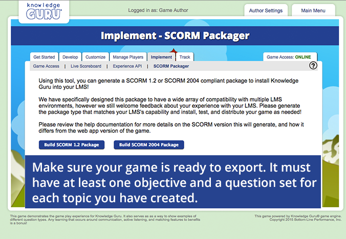 what is a scorm package